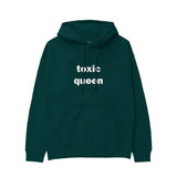 Toxic Queen Hoodie - Koyu Yeşil - ön görünüm