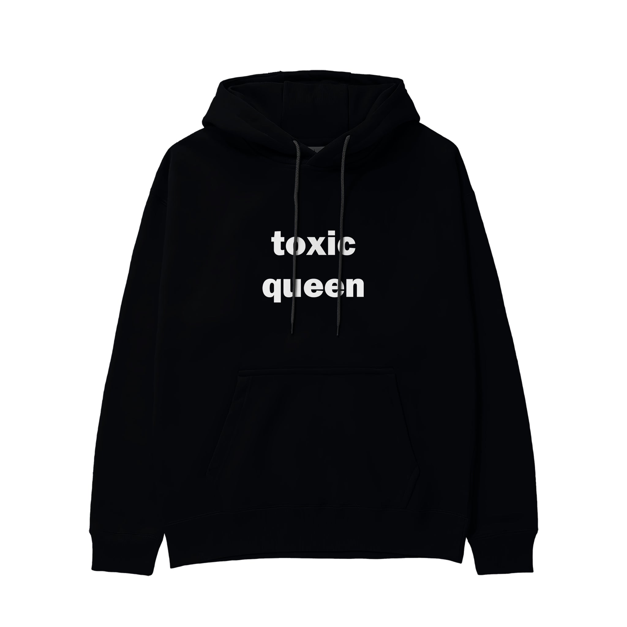 Toxic Queen Hoodie - Siyah - ön görünüm