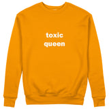 Toxic Queen Sweatshirt - Turuncu - ön görünüm