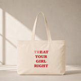 Treat Your Girl Right Club Tote Bag – ön görünüm
