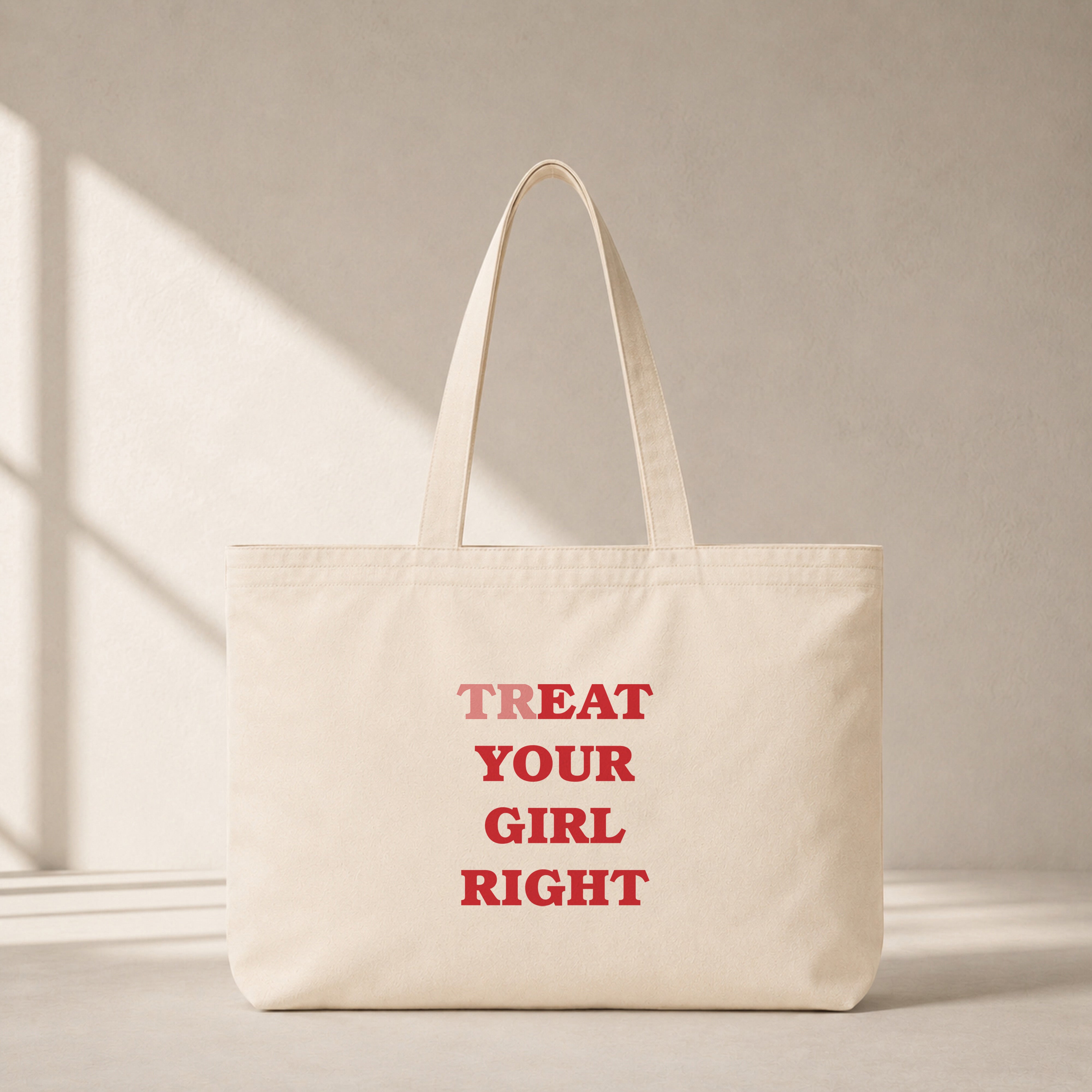 Treat Your Girl Right Club Tote Bag – ön görünüm