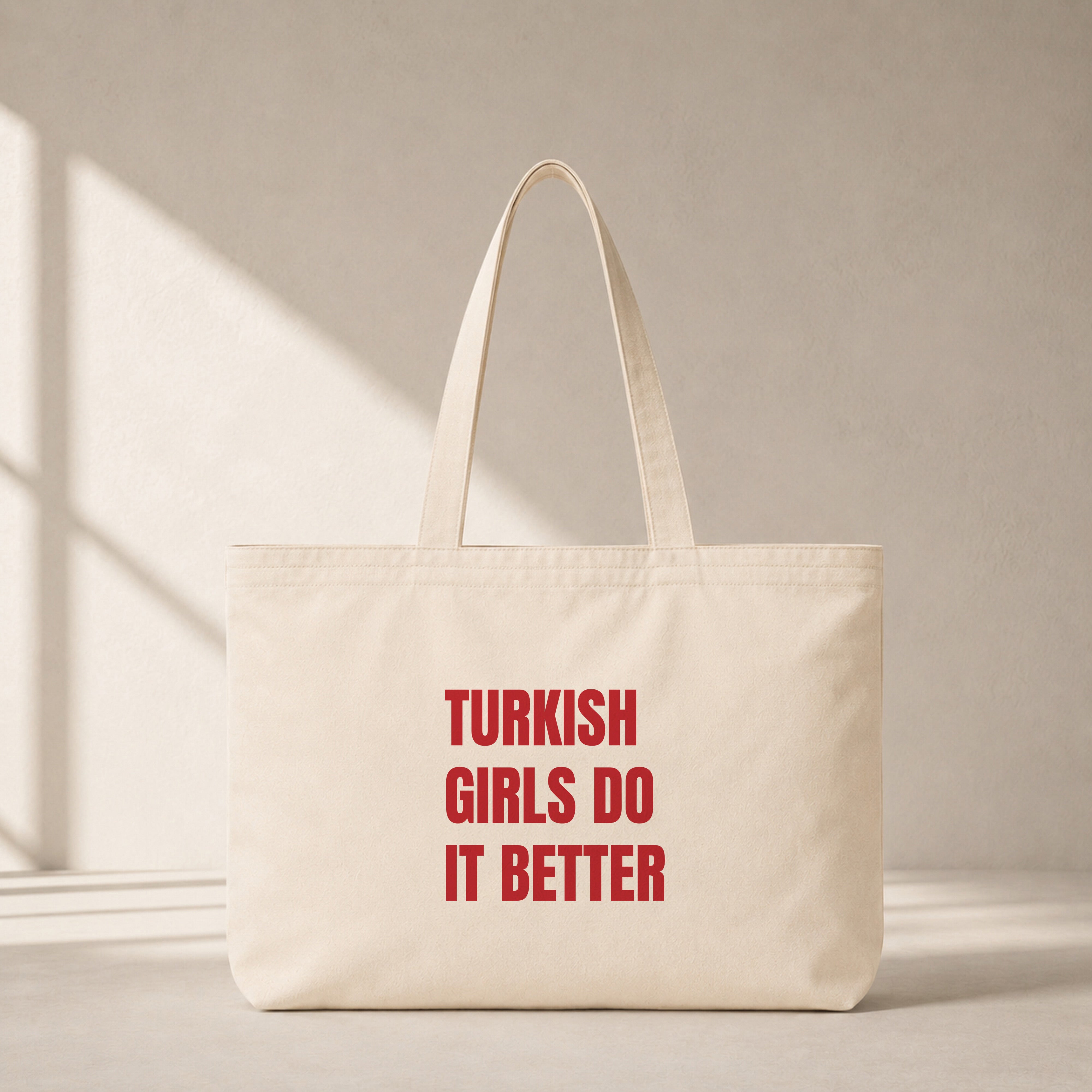 Turkish Girls Club Tote Bag – ön görünüm