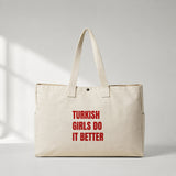 Turkish Girls Daily Tote Bag – ön görünüm