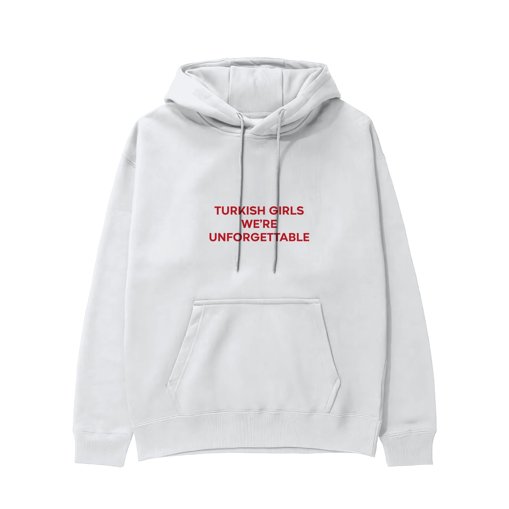 Turkish Girls Hoodie - Beyaz - ön görünüm