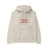 Turkish Girls Hoodie - Krem - ön görünüm