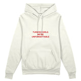Turkish Girls Oversize Hoodie - Beyaz - ön görünüm