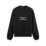 Turkish Girls Oversize Sweatshirt - Siyah - ön görünüm