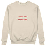 Turkish Girls Sweatshirt - Bej - ön görünüm