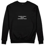 Turkish Girls Sweatshirt - Siyah - ön görünüm