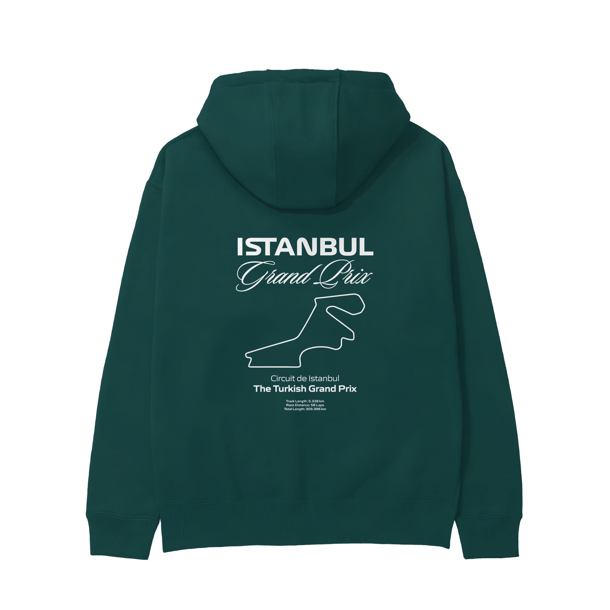 Türkiye Grand Prix Hoodie - Antrasit - arka görünüm