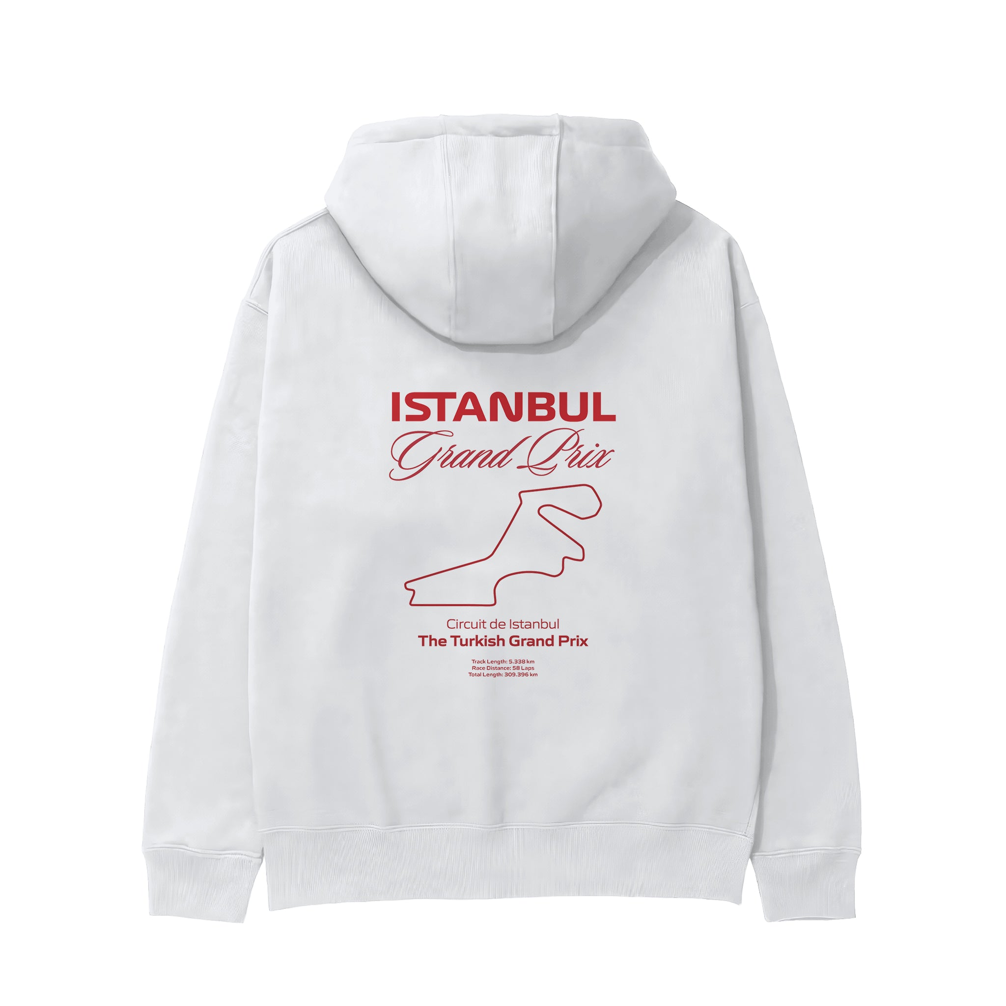 Türkiye Grand Prix Hoodie - Beyaz - arka görünüm