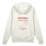 Türkiye Grand Prix Oversize Hoodie - Beyaz - arka görünüm