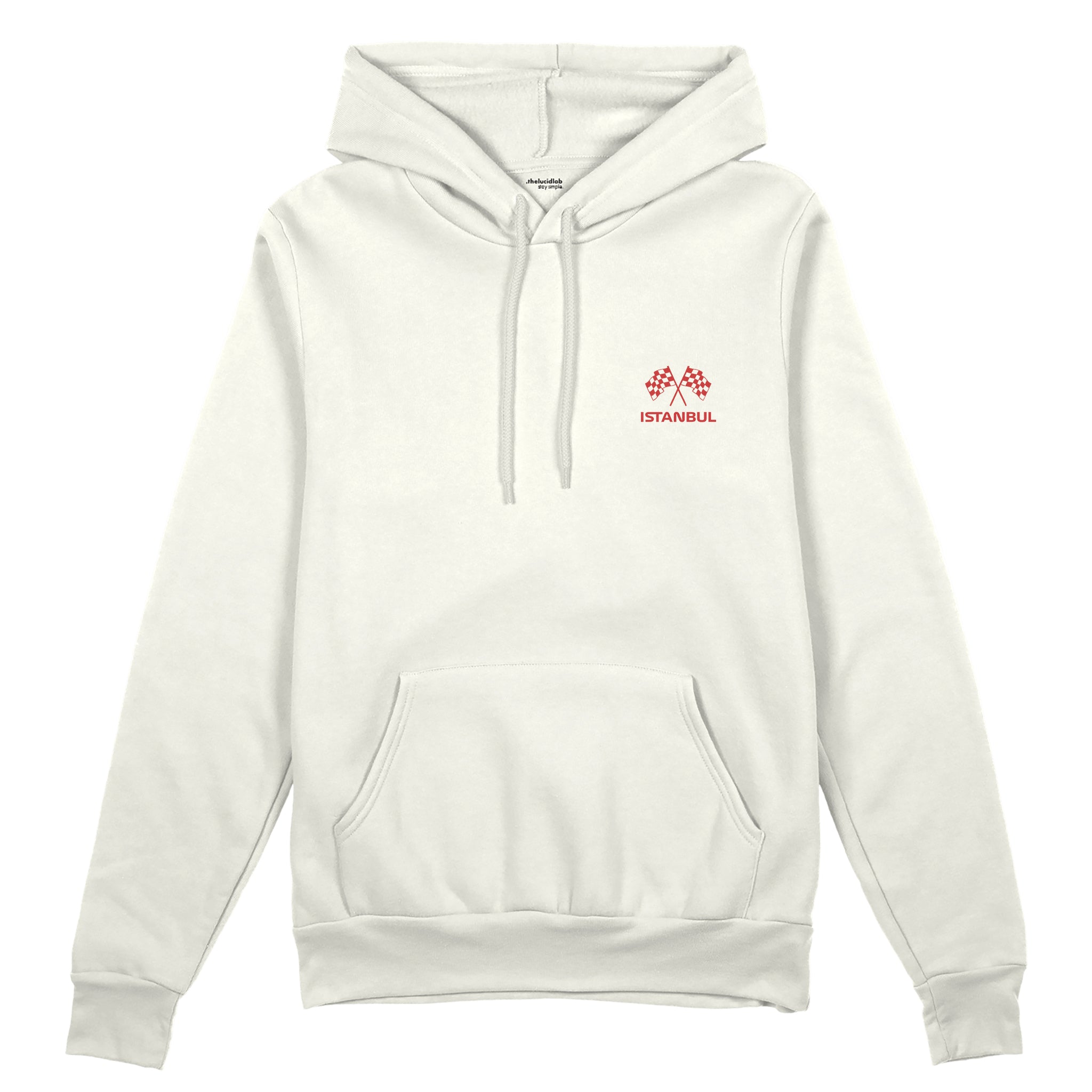 Türkiye Grand Prix Oversize Hoodie - Beyaz - ön görünüm