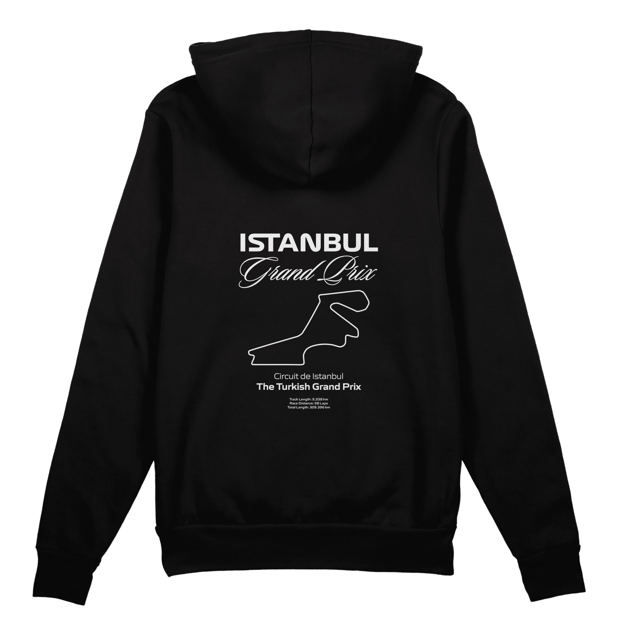 Türkiye Grand Prix Oversize Hoodie - Siyah - arka görünüm