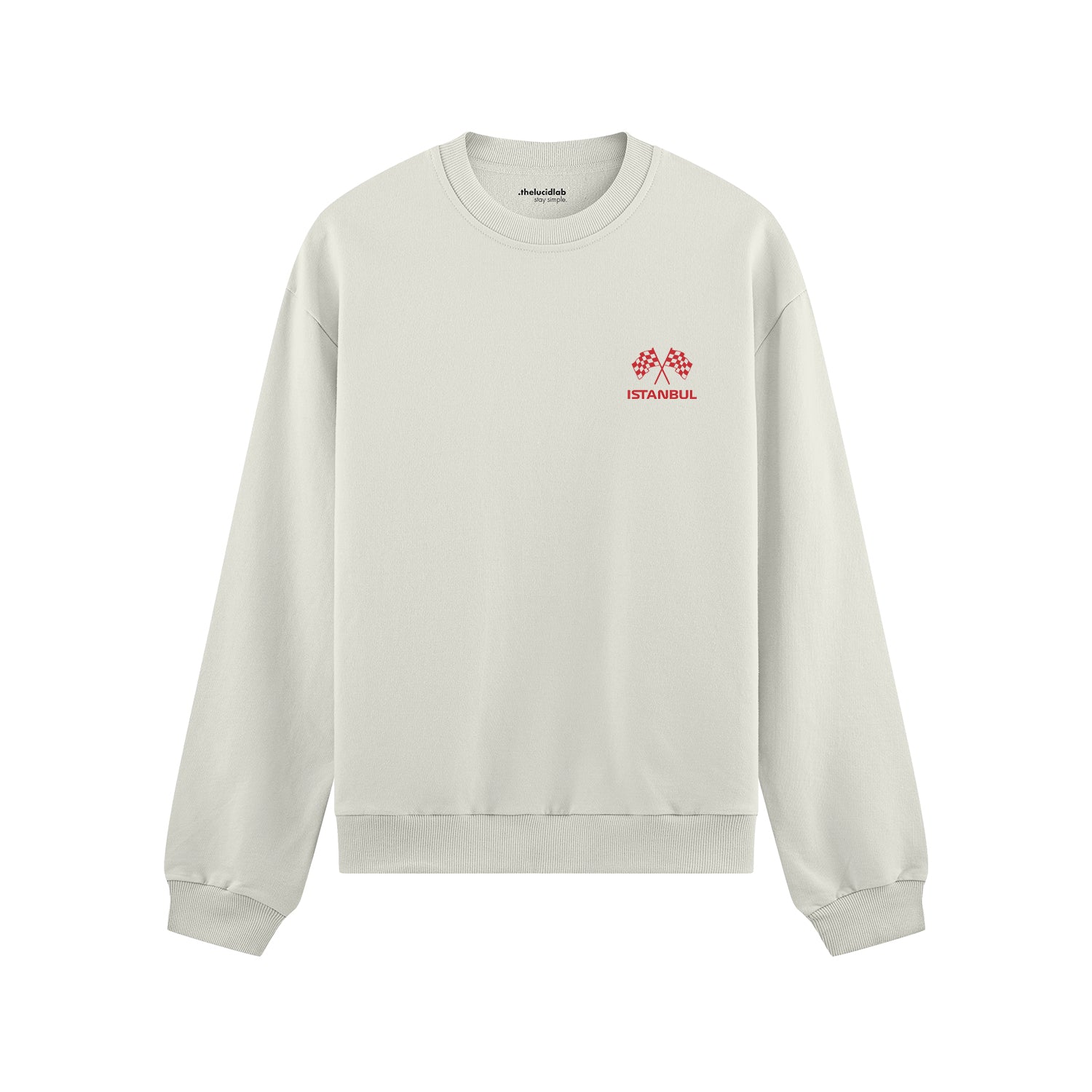 Türkiye Grand Prix Oversize Sweatshirt - Beyaz - ön görünüm