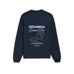 Türkiye Grand Prix Oversize Sweatshirt - Lacivert - arka görünüm