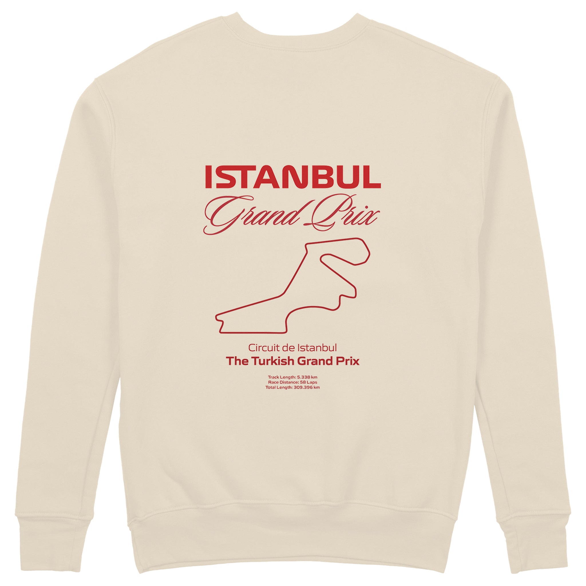 Türkiye Grand Prix Sweatshirt - Bej - arka görünüm