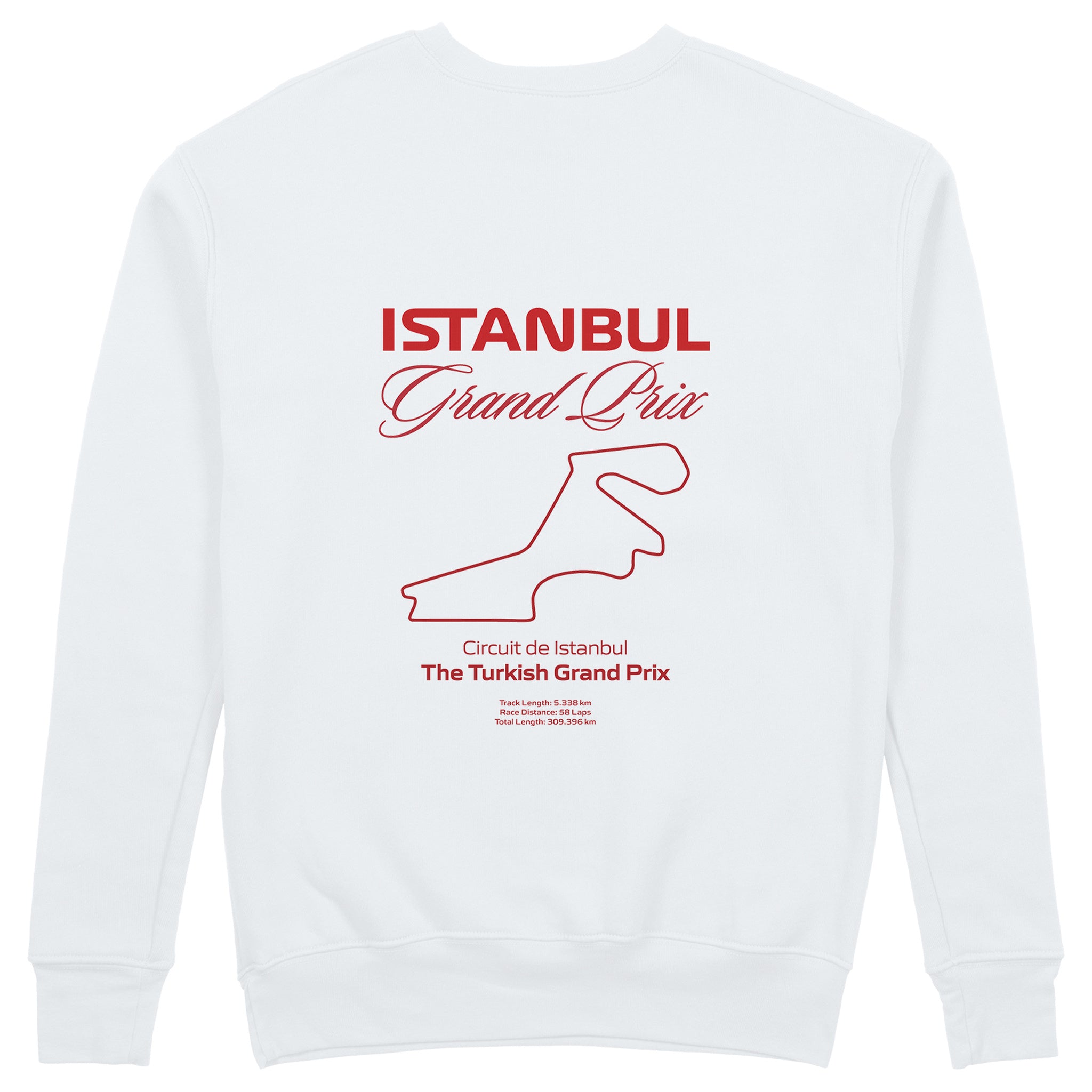 Türkiye Grand Prix Sweatshirt - Beyaz - arka görünüm