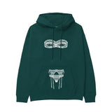 Unshell Me Hoodie - Koyu Yeşil - ön görünüm