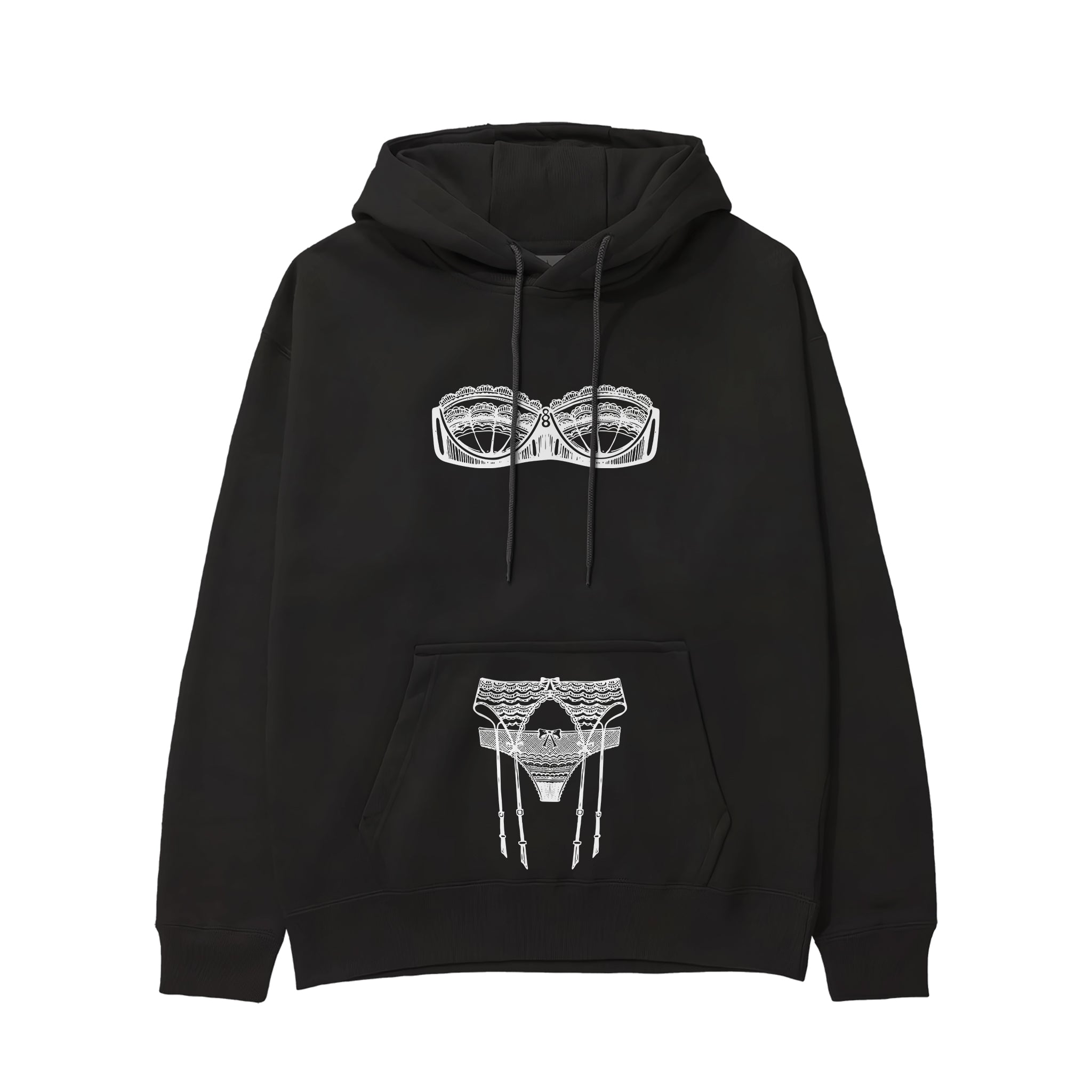 Unshell Me Hoodie - Siyah - ön görünüm