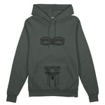 Unshell Me Oversize Hoodie - Antrasit - ön görünüm
