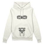 Unshell Me Oversize Hoodie - Beyaz - ön görünüm