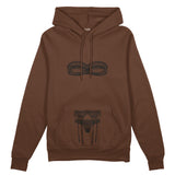 Unshell Me Oversize Hoodie - Kahverengi - ön görünüm
