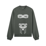 Unshell Me Oversize Sweatshirt - Antrasit - ön görünüm