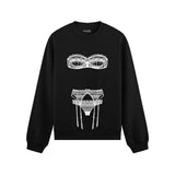 Unshell Me Oversize Sweatshirt - Siyah - ön görünüm