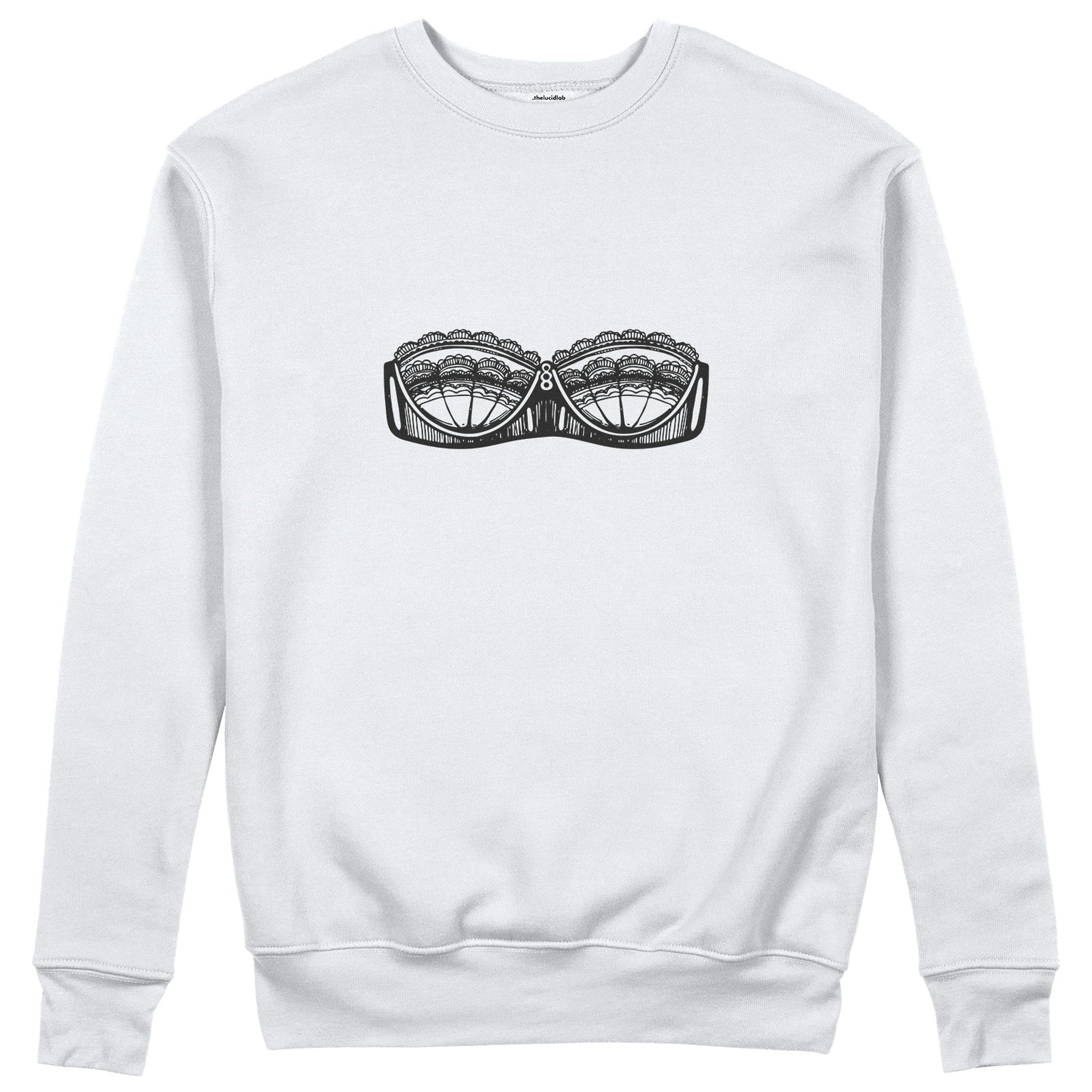 Unshell Me Sweatshirt - Beyaz - ön görünüm