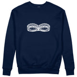 Unshell Me Sweatshirt - Lacivert - ön görünüm