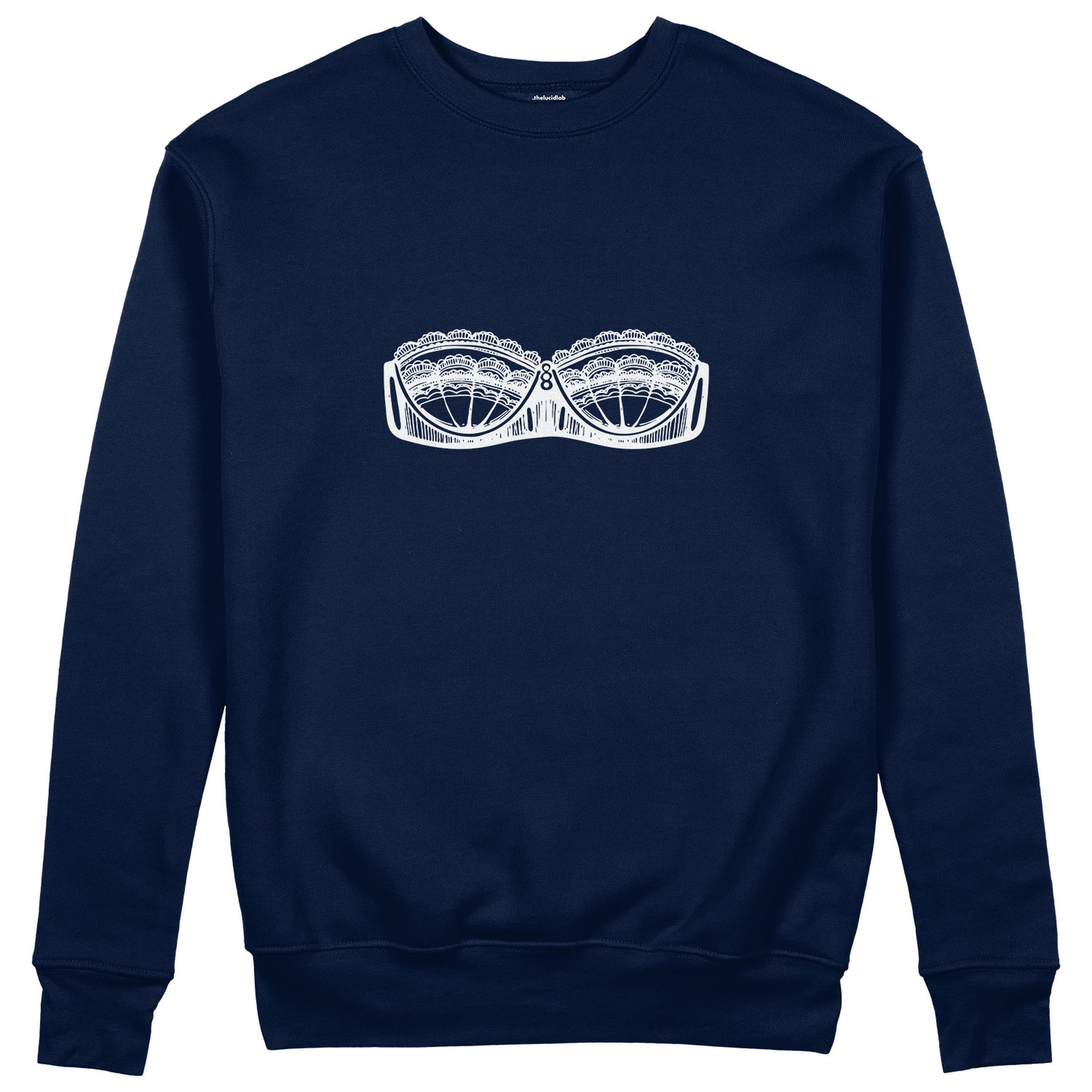 Unshell Me Sweatshirt - Lacivert - ön görünüm