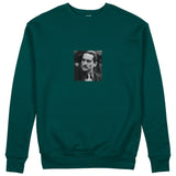 Vito Corleone Sweatshirt - Koyu Yeşil - ön görünüm