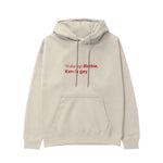 Wake Up Barbie Hoodie - Krem - ön görünüm