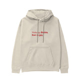 Wake Up Barbie Hoodie - Krem - ön görünüm