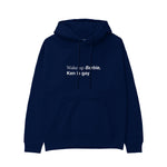 Wake Up Barbie Hoodie - Lacivert - ön görünüm