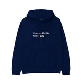 Wake Up Barbie Hoodie - Lacivert - ön görünüm