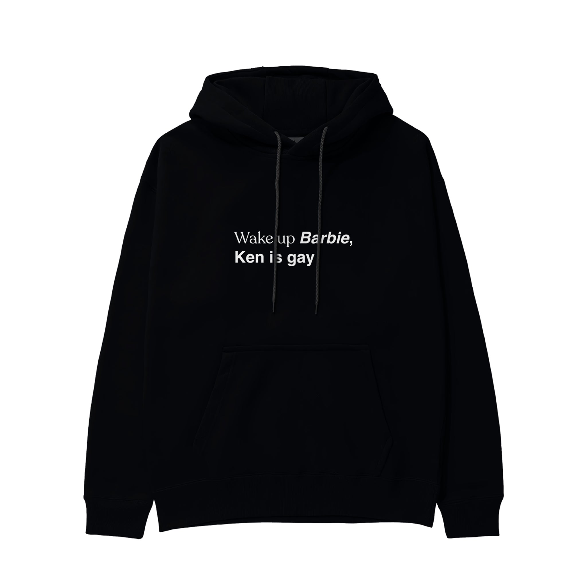 Wake Up Barbie Hoodie - Siyah - ön görünüm