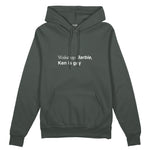 Wake Up Barbie Oversize Hoodie - Antrasit - ön görünüm