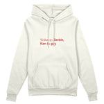Wake Up Barbie Oversize Hoodie - Beyaz - ön görünüm