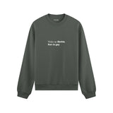 Wake Up Barbie Oversize Sweatshirt - Antrasit - ön görünüm