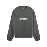 Wanna Be My Cardio Oversize Sweatshirt - Antrasit - ön görünüm