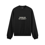Wanna Be My Cardio Oversize Sweatshirt - Siyah - ön görünüm