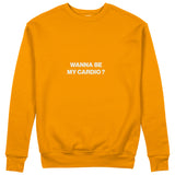 Wanna Be My Cardio Sweatshirt - Turuncu - ön görünüm