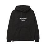 Warning I Bite Hoodie - Siyah - ön görünüm