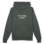 Warning I Bite Oversize Hoodie - Antrasit - ön görünüm
