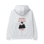We Need A Hug Hoodie - Beyaz - arka görünüm
