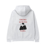We Need A Hug Hoodie - Beyaz - arka görünüm