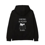 We Need A Hug Hoodie - Siyah - arka görünüm