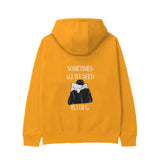 We Need A Hug Hoodie - Turuncu - arka görünüm